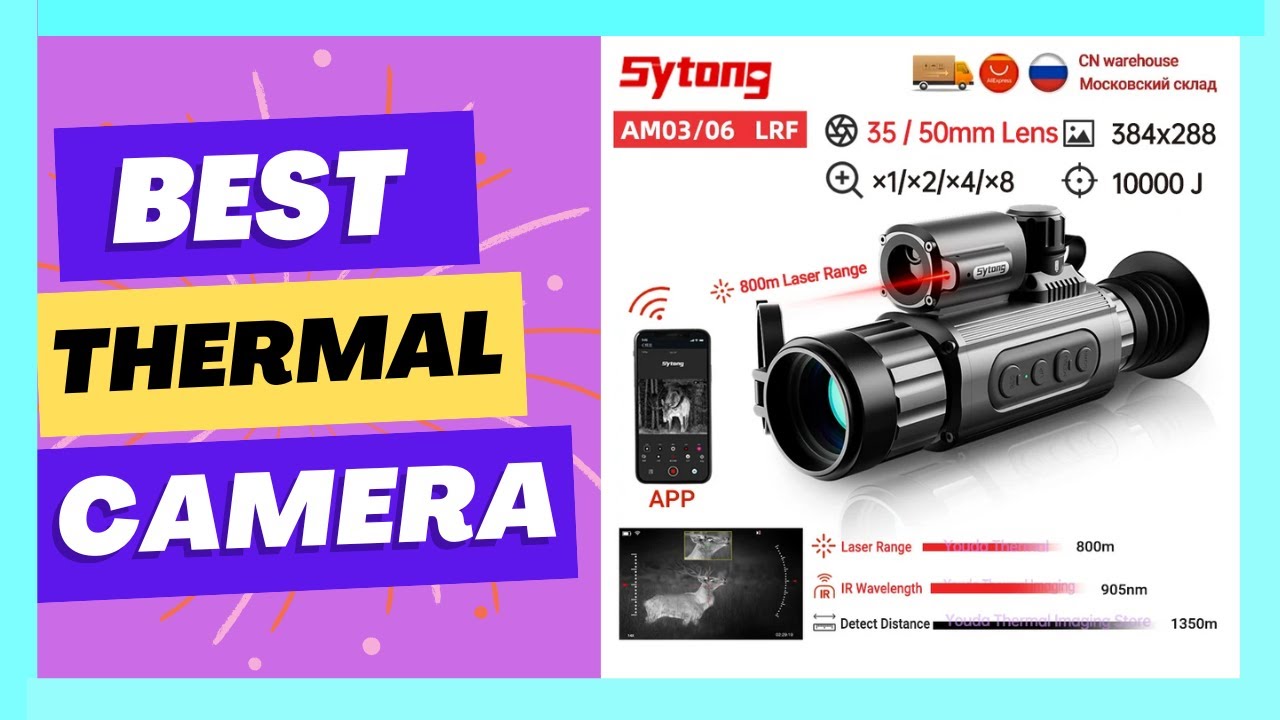 Sytong AM03 AM06 Thermal Imager for Hunting 10000J Impact WiFi 800m