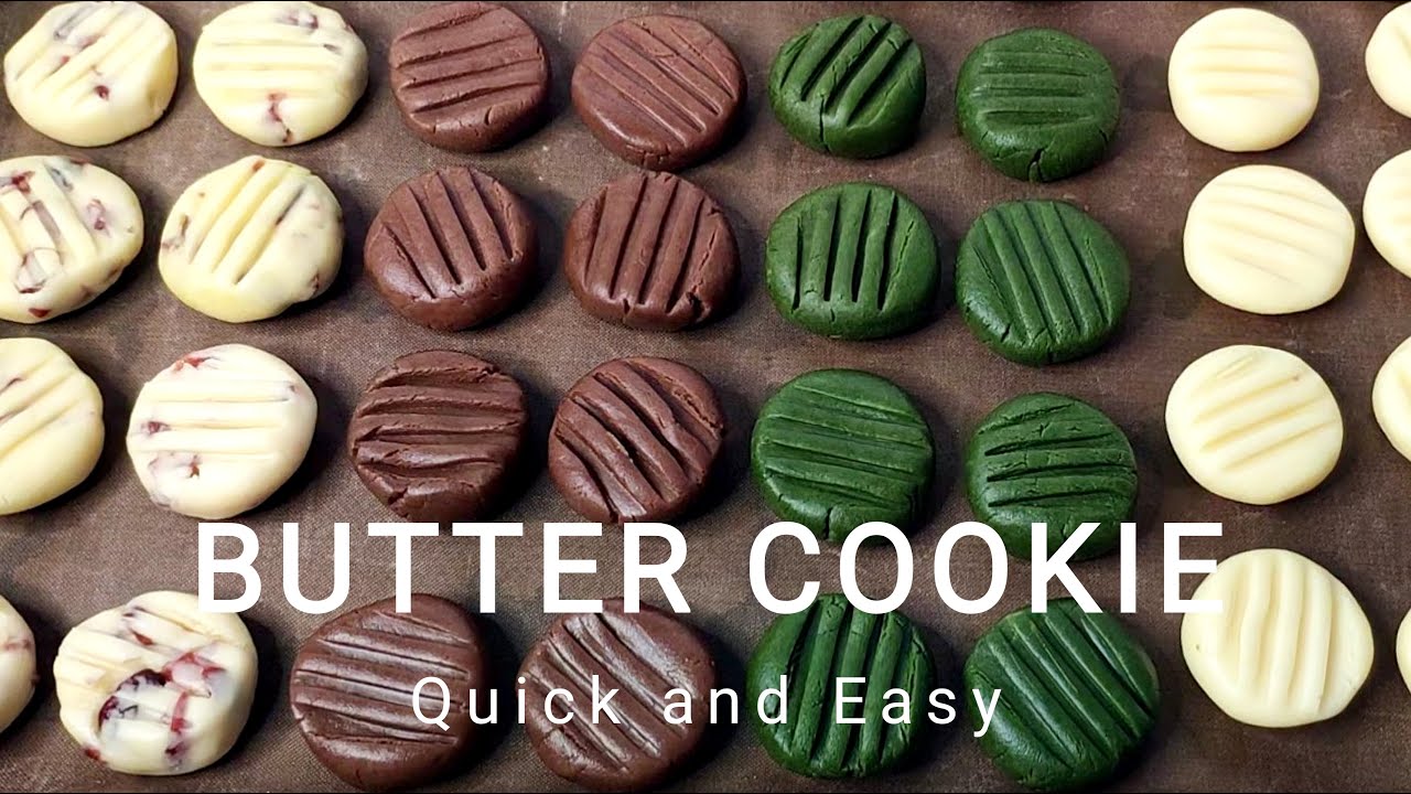 The BEST German Butter Cookie - EGGLESS BUTTER COOKIE