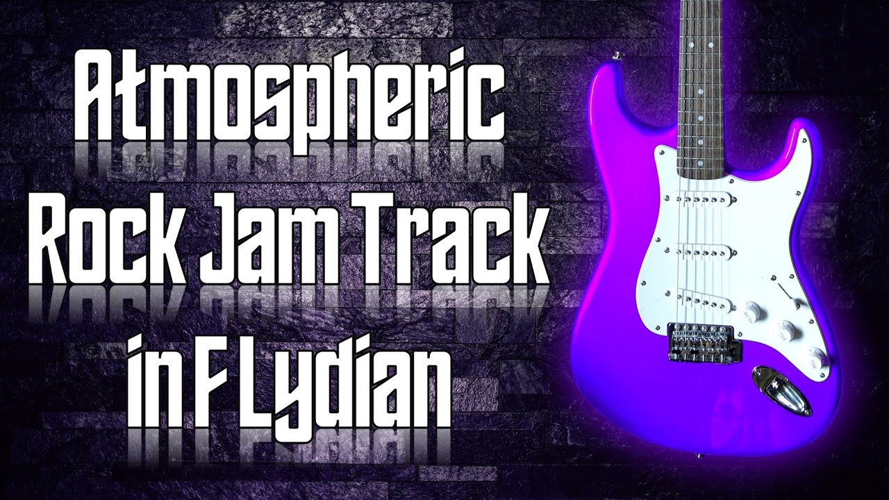 Atmospheric Rock Jam Track in F Lydian 🎸 Guitar Backing Track
