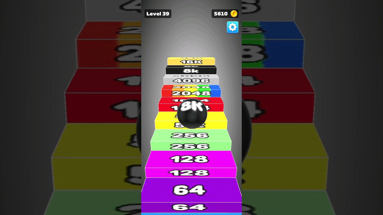 2048 | 2048 | Number Ball 3D Merge Games #cutiepie22yt #devagamezone #viralshorts #viralshort #fyp