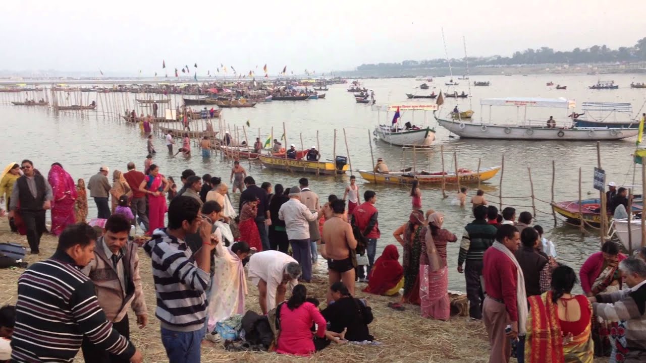 Kumbh Mela, Allahabad, India 2013 Bathing at the Sangam