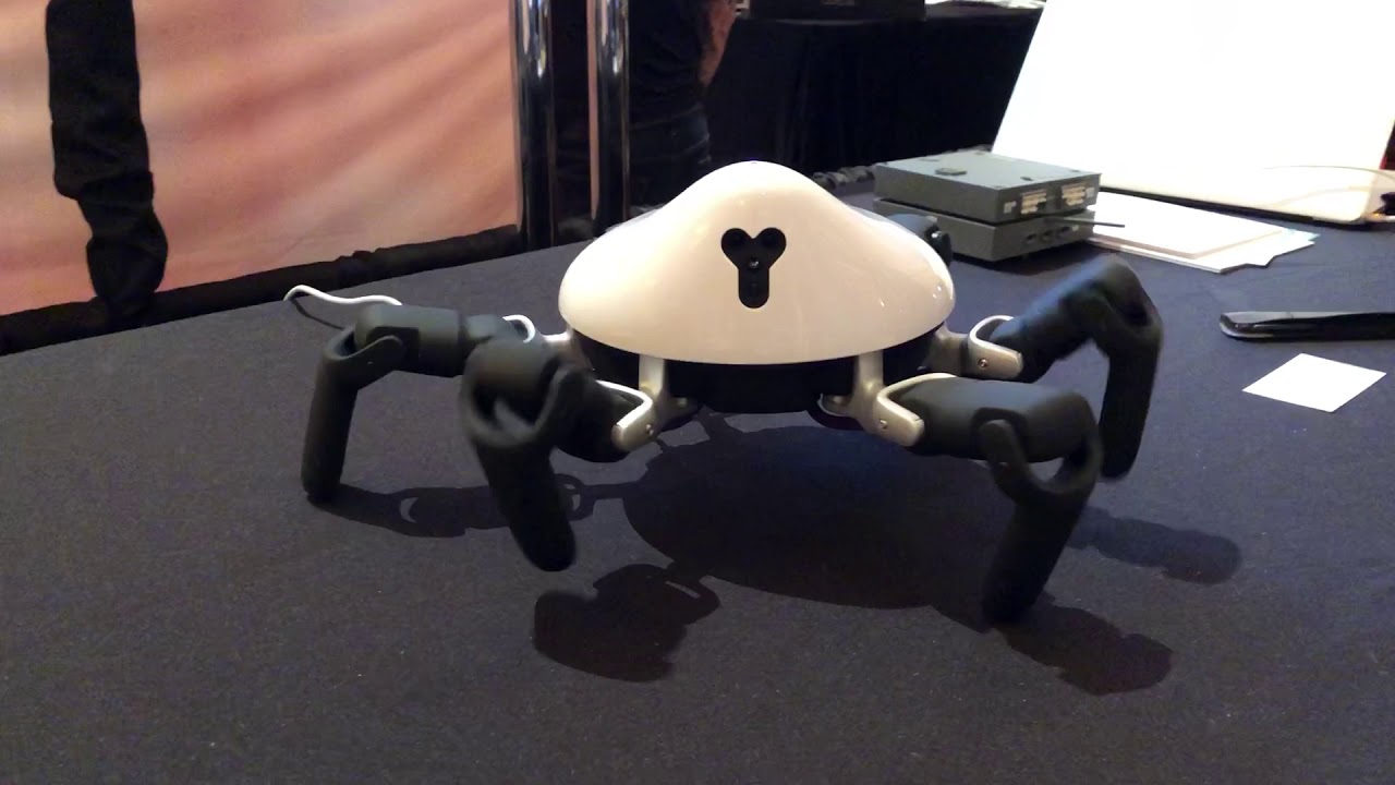 GearBrain: We're smitten with this creeping, crawling spider robot at 