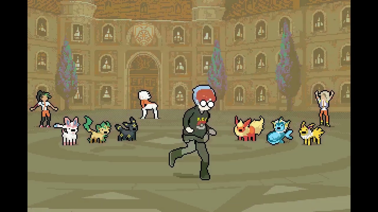 Pok&eacute;mon Scarlet & Violet Fan Animation - PENNY THEME DROPS (in pixel art form)