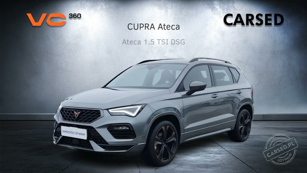 Cupra Ateca 1.5 TSI / 150KM, DSG, BeatsAudio, Hak, Gwarancja producenta do 2029