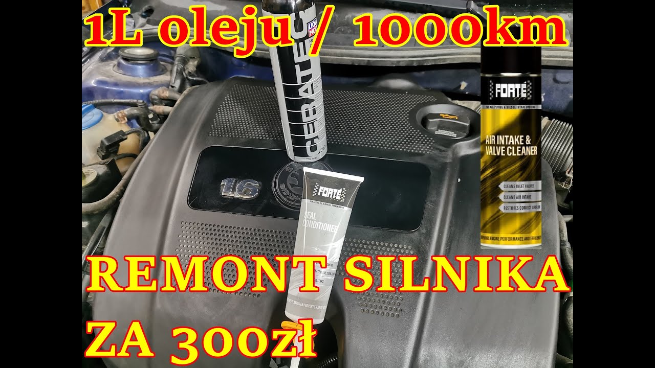 Remont silnika za 300zł 1.6 MPI bierze olej AVU BFQ