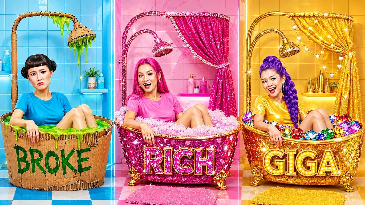 Biedna vs Bogata vs Giga Bogata Huntrix GLOW UP! Śmieszne Problemy, Kt&oacute;re Zna Każda Dziewczyna ✨