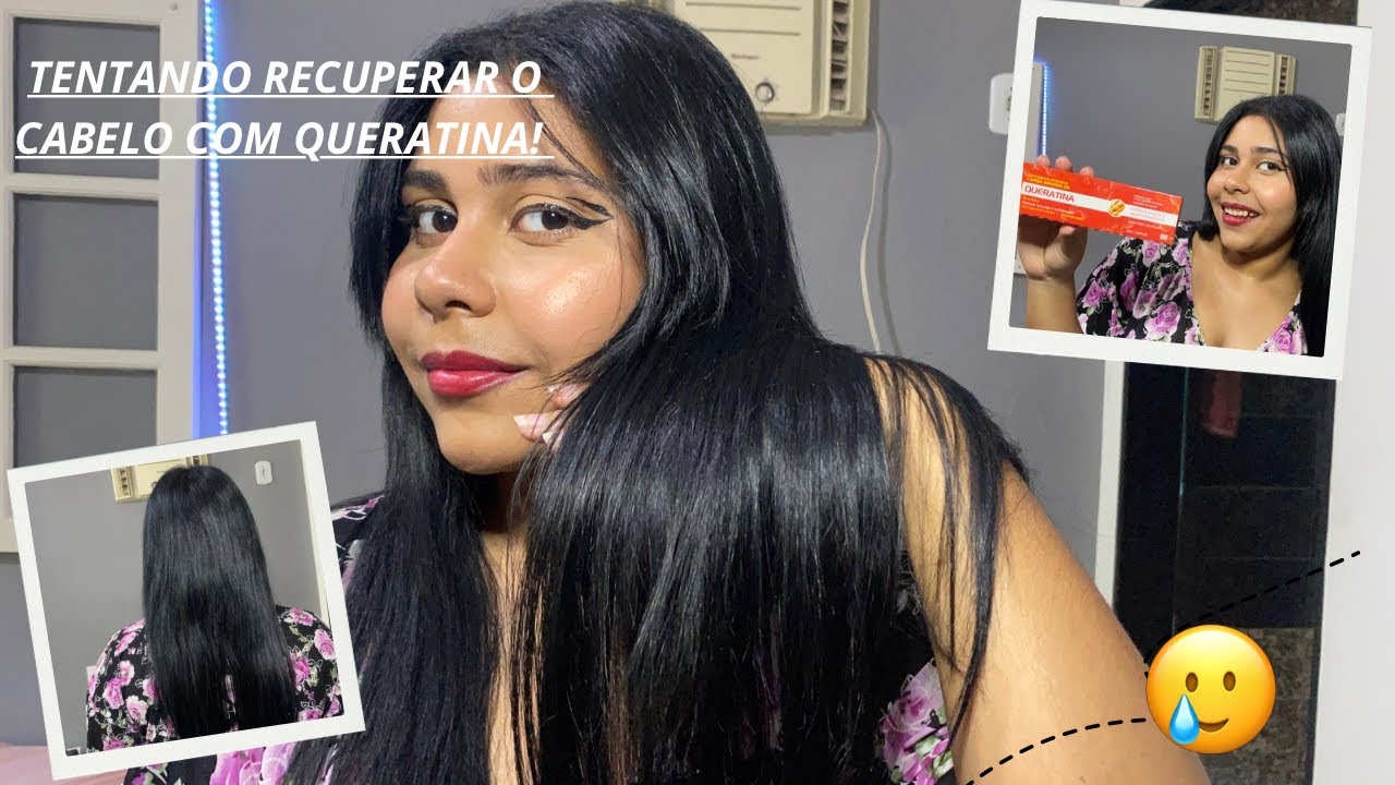 TESTANDO A QUERATINA DA PROBELLE. (RECUPERAÇÃO PÓS CORTE QUÍMICO)