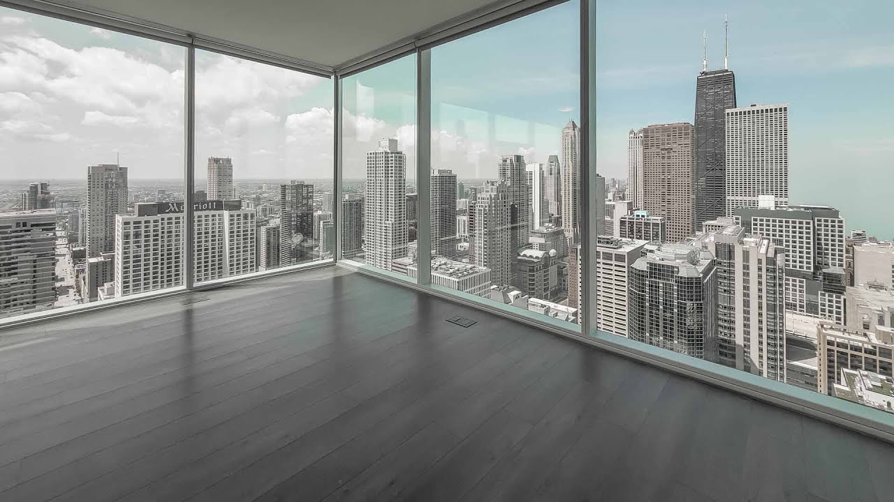 An -01 Apex 3-bedroom, 2-bath at Streeterville's Optima Signature apartments