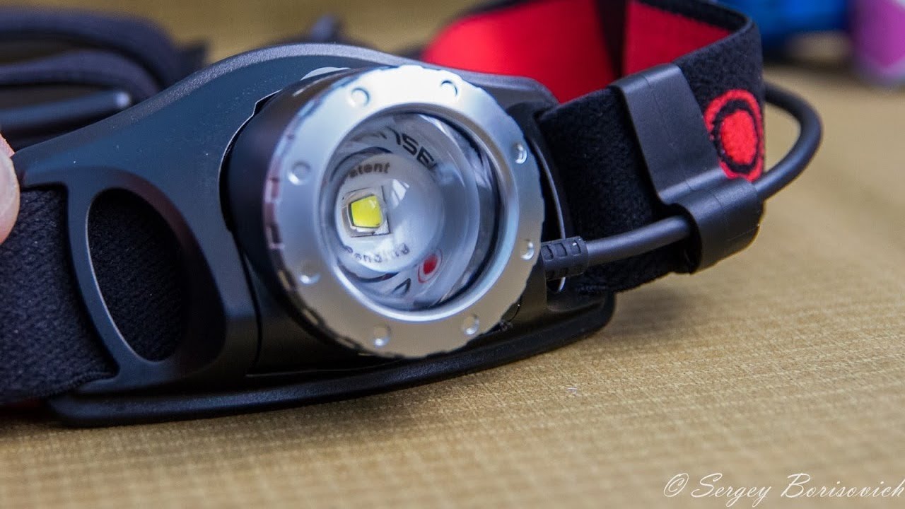 LED LENSER H7R.2 - налобник на Li аккумуляторе или 4хААА