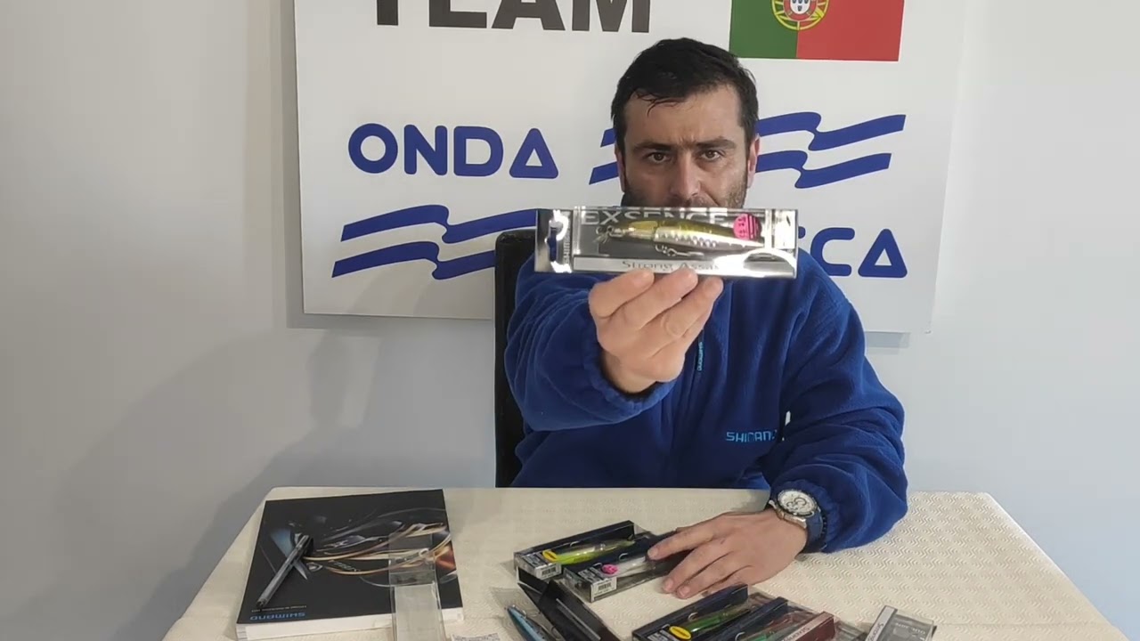amostras Shimano exsence strong assassin 125 flashboost