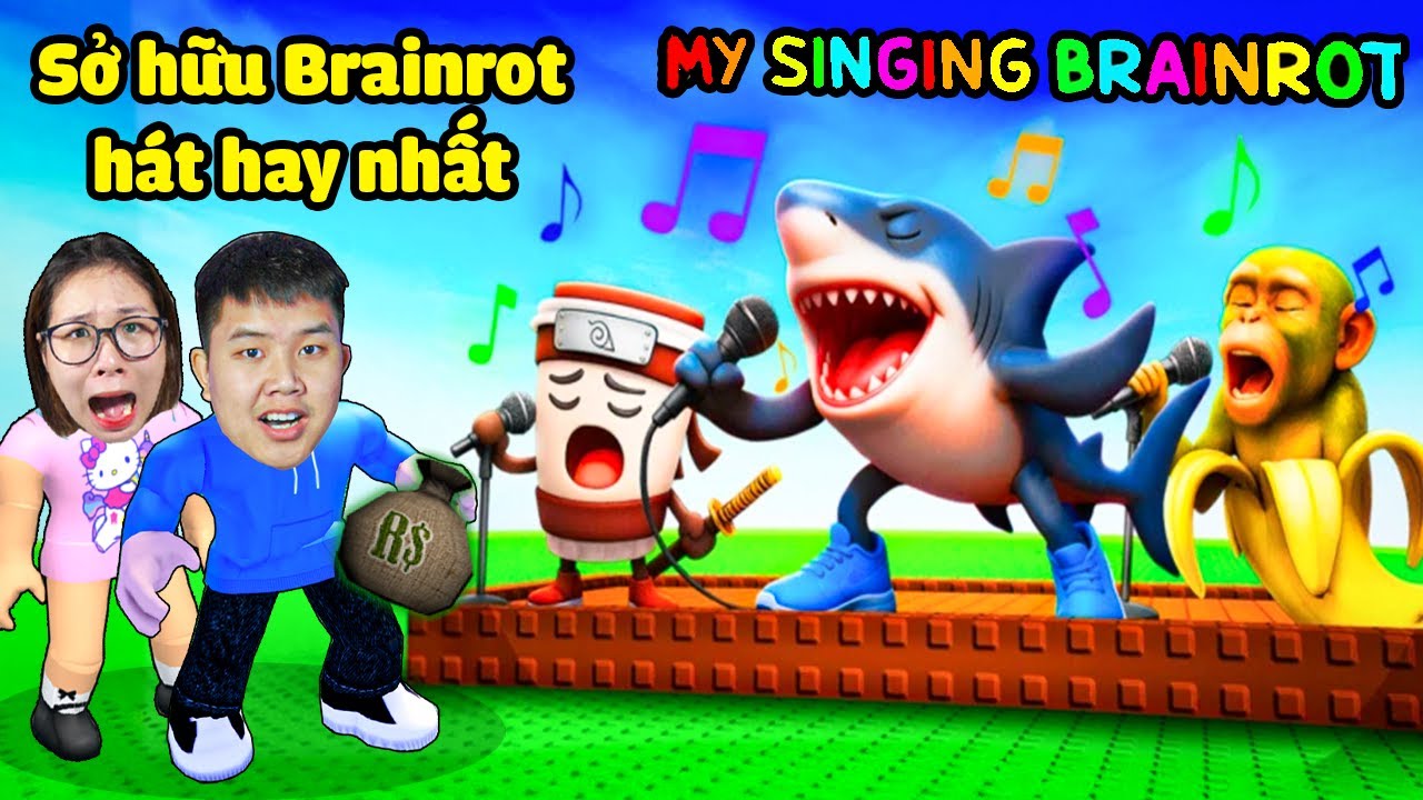 Bỏ 10000$ Mua Brainrot đắt tiền hát hay nhất trong My Singing Brainrot cùng bqThanh và Ốc