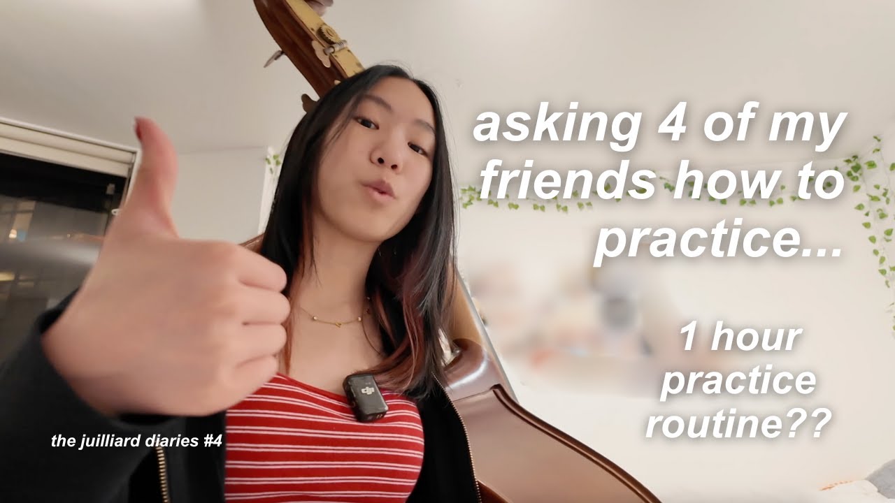 asking Juilliard students what they practice | the juilliard diaries #4