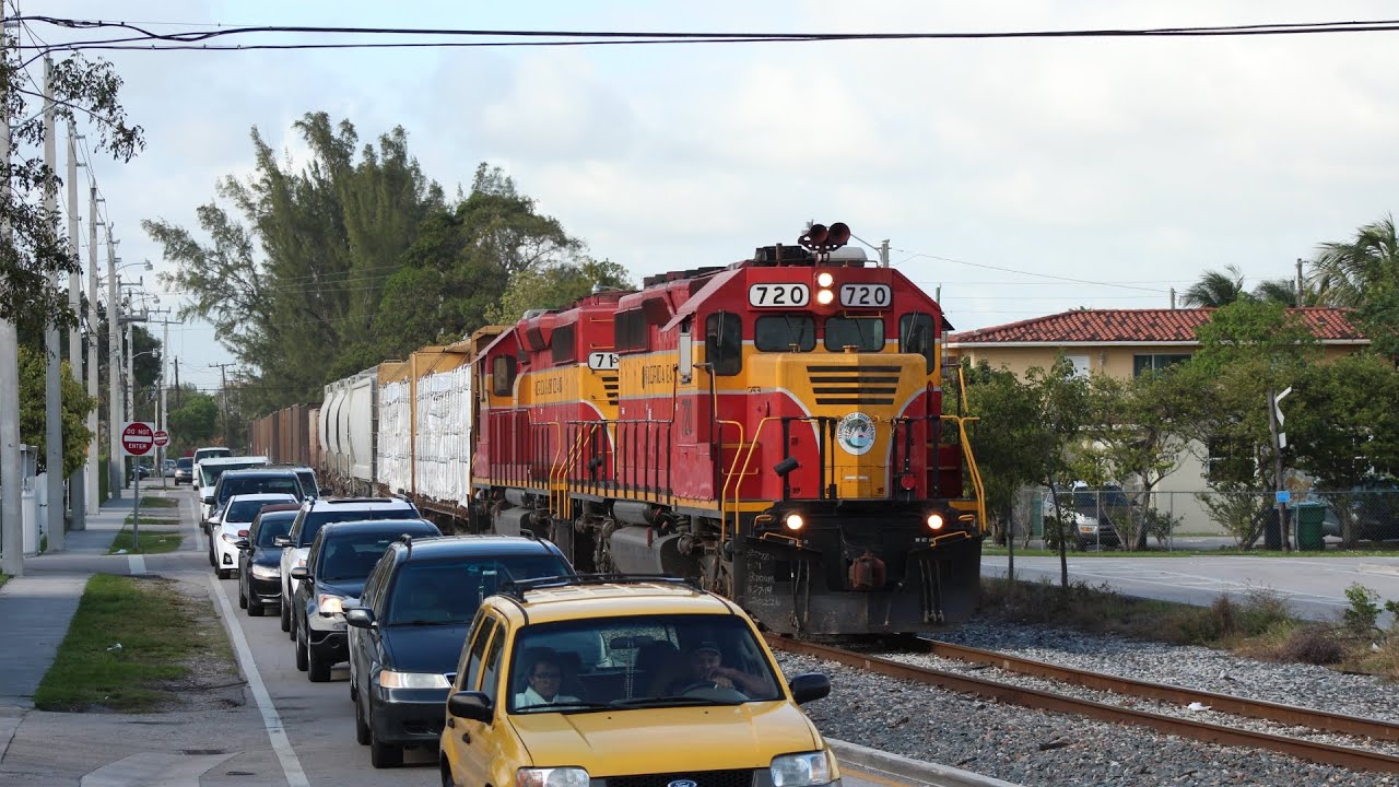 FEC Takes Over CSX - South Florida Railfanning - 03.10.2015