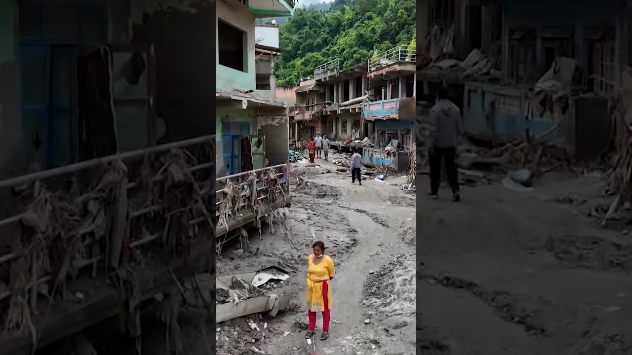 Nepalis try to salvage their ruined homes after flood