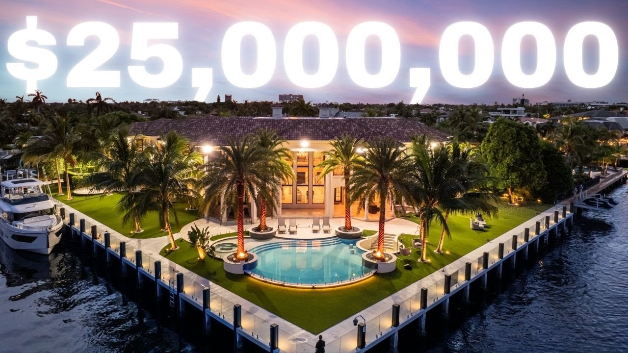 The Best View In South Florida | $25,000,000 Mansion Tour