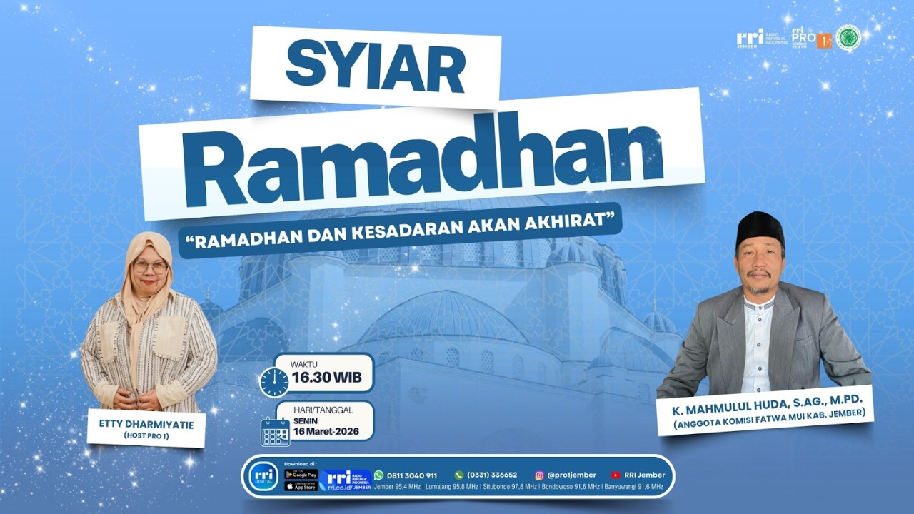 SYIAR RAMADHAN | RAMADHAN DAN KESADARAN AKAN AKHIRAT