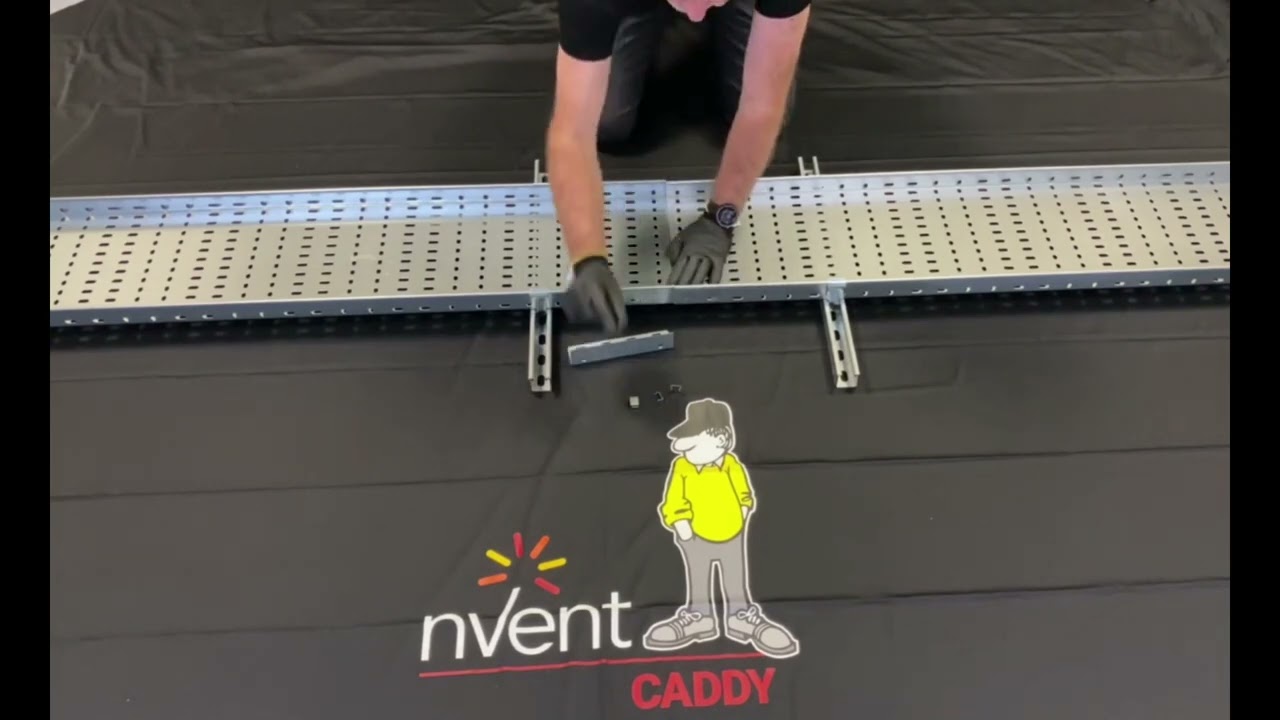 nVent CADDY Cable Management Solutions – Perforated Cable Tray Installations