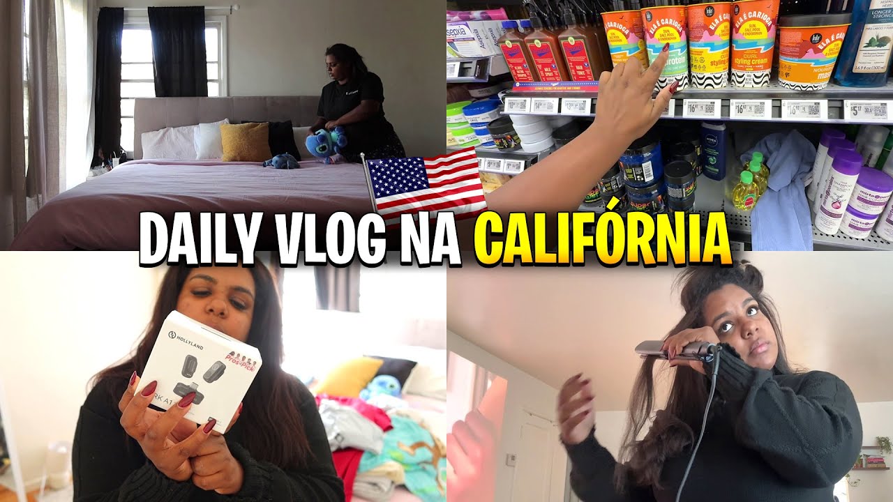 DAILY VLOG NA CALIFÓRNIA | UM DIA COMUM DE UMA GAÚCHA NOS EUA 🇺🇸✨