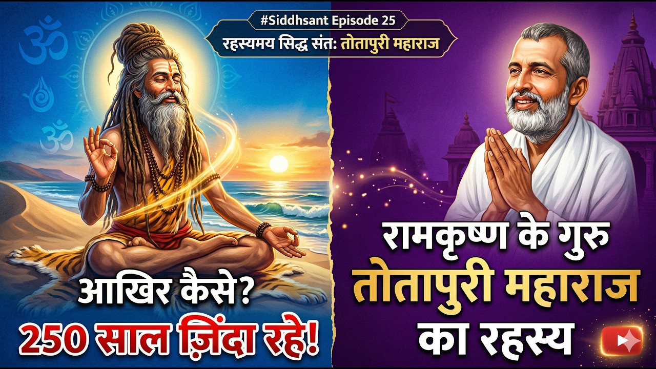 रहस्यमय सिद्ध संत: तोतापुरी महाराज #Siddhsant Episode25