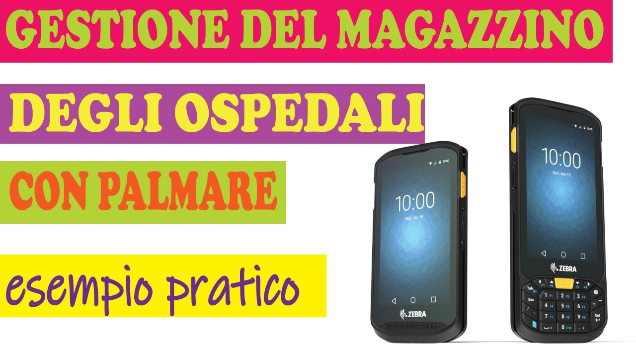 Gestione del magazzino degli ospedali con palmare