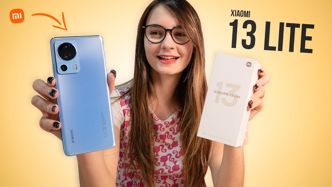 XIAOMI 13 LITE - 2 CÂMERAS FRONTAIS com LED e NOTCH ESTILO IPHONE! UNBOXING