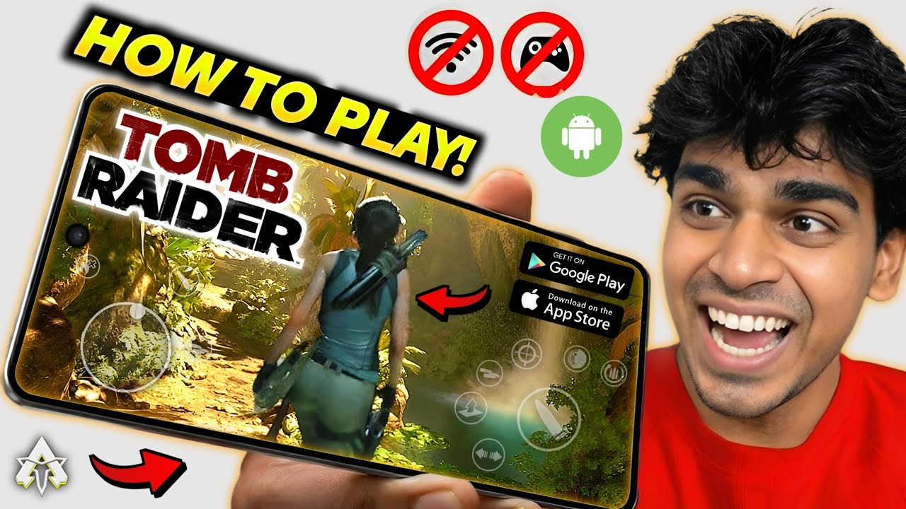 🔥 Как играть в Tomb Raider Mobile (Android/iOS): полная настройка! Геймплей Tomb Raider Mobile!