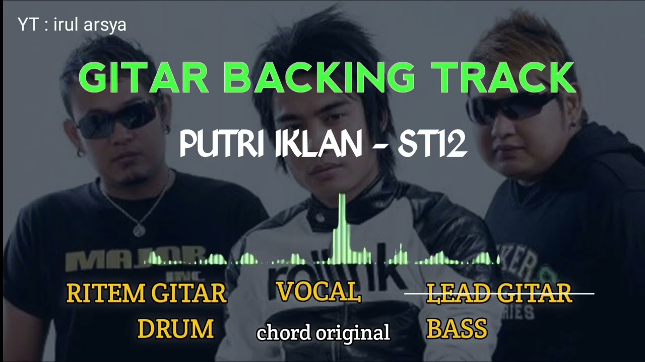 Putri iklan - ST12 || gitar backing track 