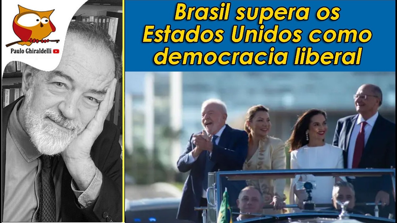 BRASIL SUPERA ESTADOS UNIDOS COMO DEMOCRACIA 18 de março de 2026