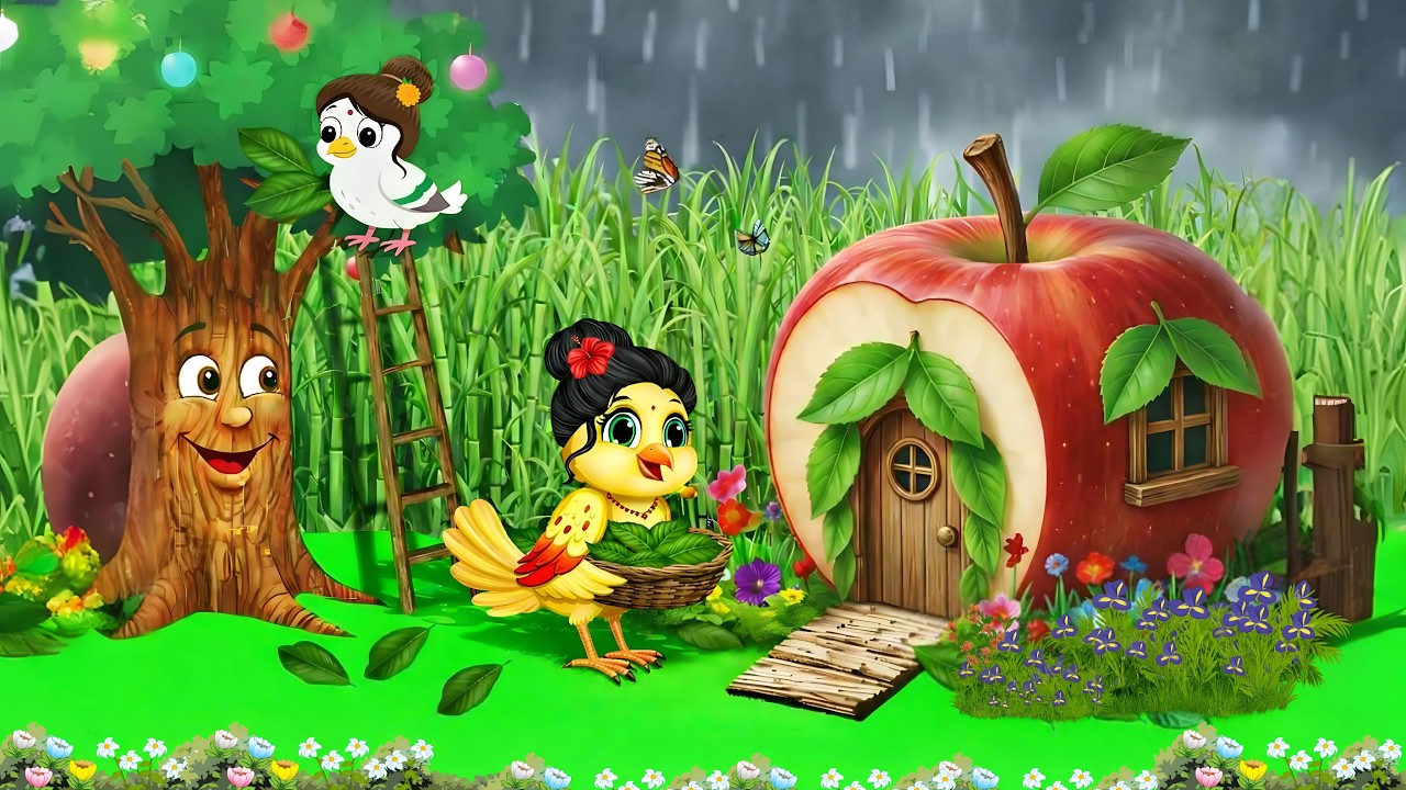 ठंड में चिड़िया का रजाई का व्यवसाय | Maan Chidiya Ki Kahani Kartun | Tuntuni Hindi Kahani Episode