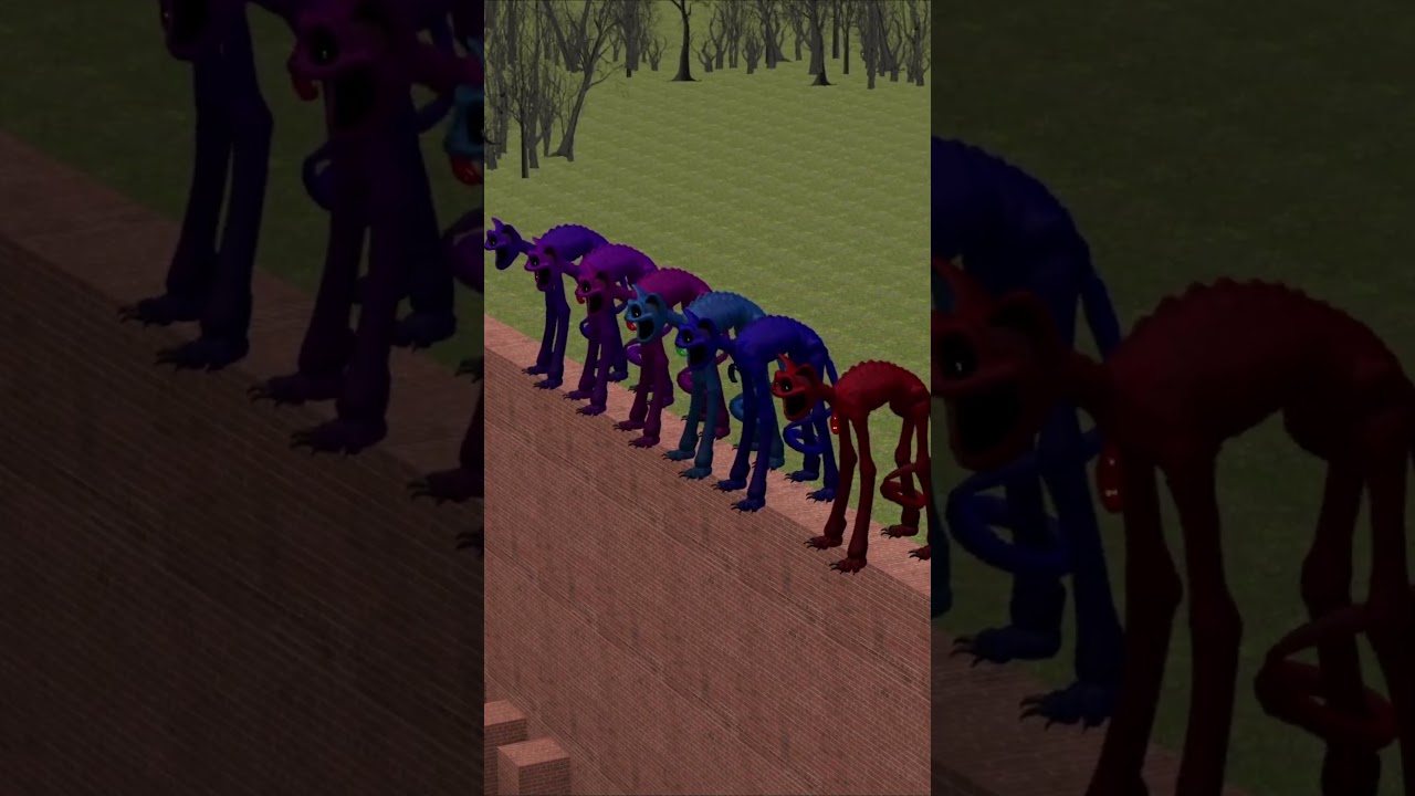 Уничтожьте всех разноцветных кошек в лабиринте #shorts #gmod