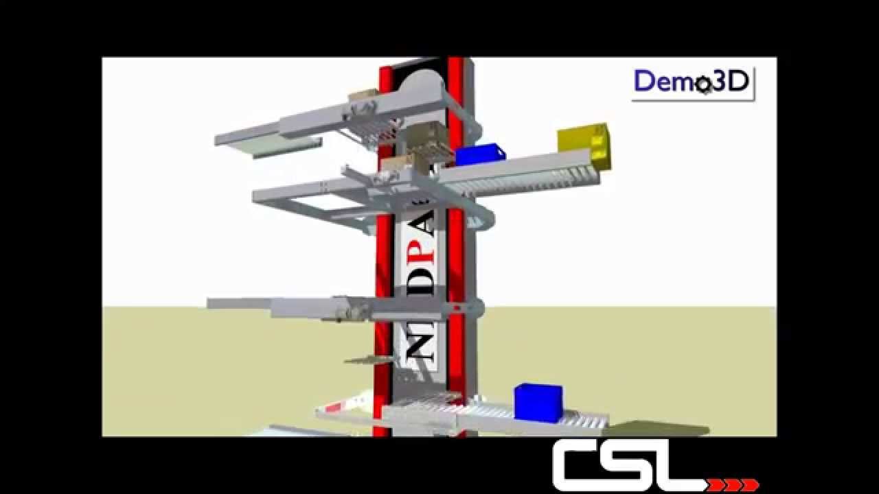 Prorunner Mk5 Vertical Elevator (with multi-floor transfers)  - Conveyor Systems Ltd