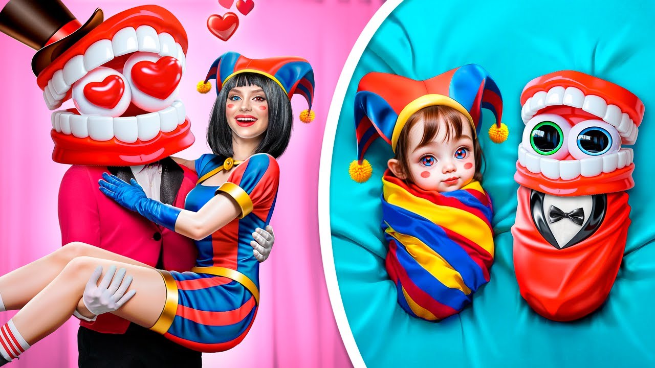 CAINE et POMNI SE MARIENT?! L'incroyable Cirque Numérique ! Comment Devenir Pomni !