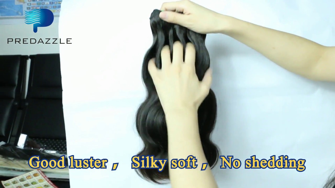 8A Body Wave Hair Brazilian Virgin Hair Bundles Human Weave Hair Extensions Double Drawn