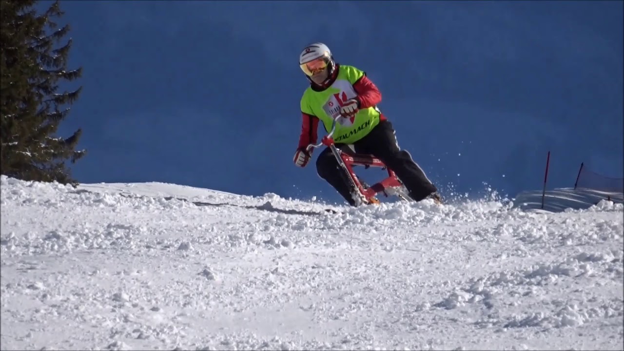 Skibob-Snowbike-Skibike WORLD CUP SX3 von Stalmach. Wintersport Snowbike.