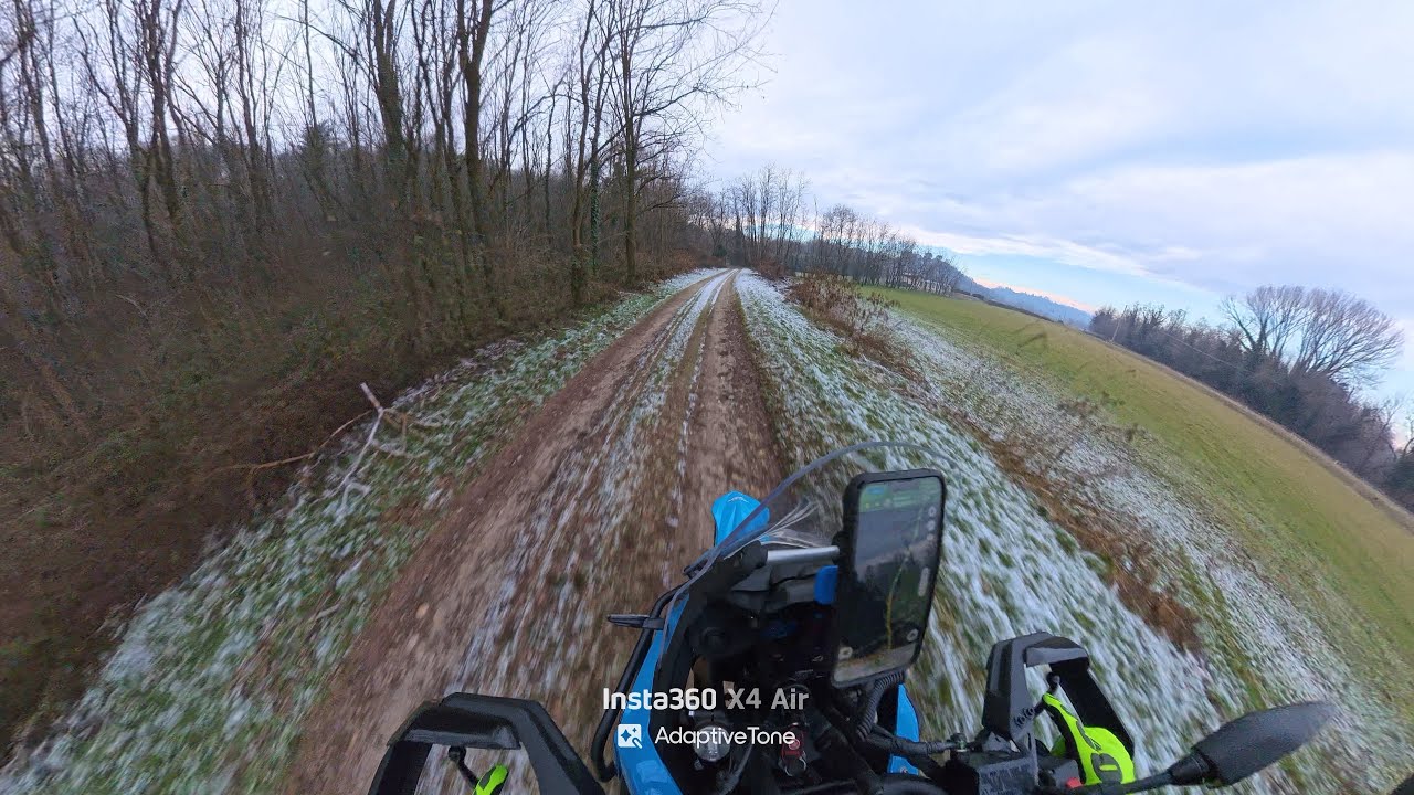 Tenere 700 Winter Off-Road in the woods 