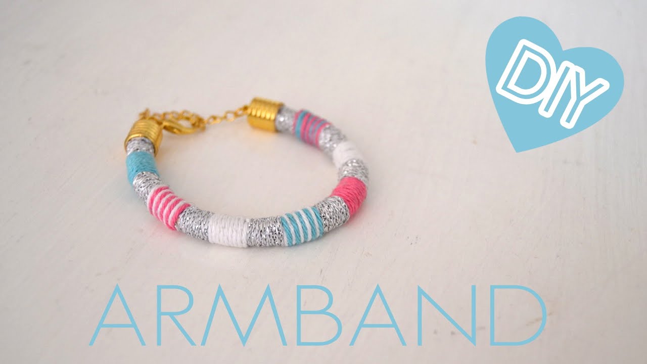 DIY Armband aus Wolle selber machen - Freundschaftsarmband