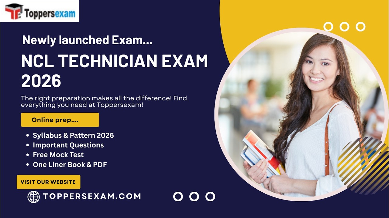 Ncl technician recruitment 2026 | qualification | cut off | syllabus 2026 #ncl #exam #youtube #yt