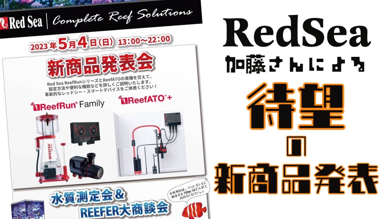ショートマンTV！RedSea加藤さんによる、待望の新商品全解剖！！