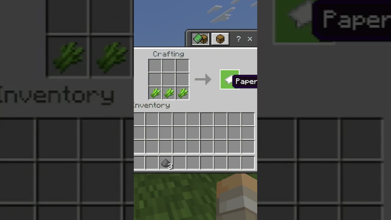 How To Make Flight Duration 3 Firework Rockets In Minecraft #Shorts