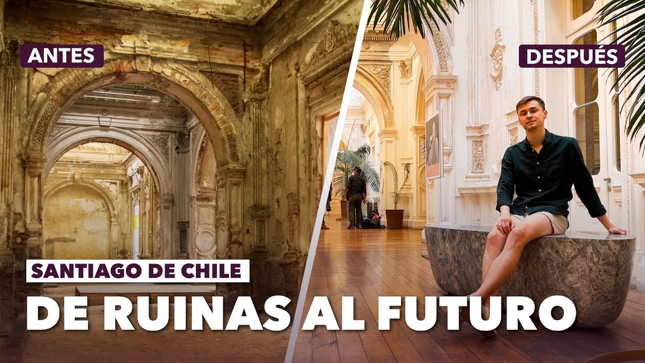 Mira cómo dan segunda vida a las ruinas y edificios antiguos en Santiago