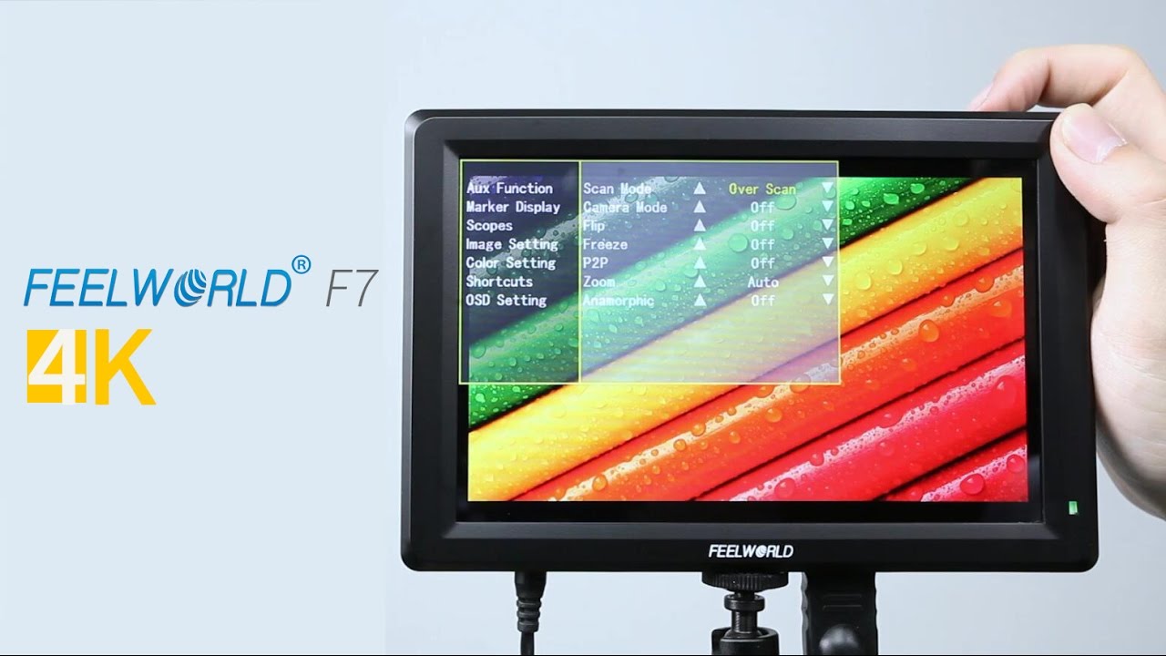 7&lsquo;&rsquo; 4K Field Monitor FEELWORLD F7 Reaview