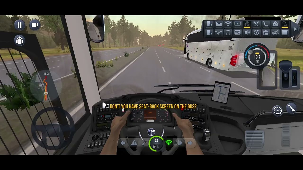Storm Weather 😀 Full Video Bus Games Bus Simulator Ultimate - Mobile Gameplay | Coach Bus Driving
