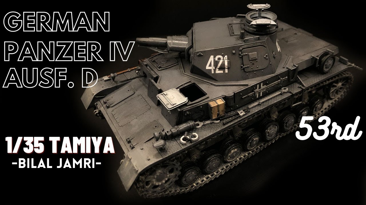 German Panzer IV Ausf. D 1/35 Tamiya