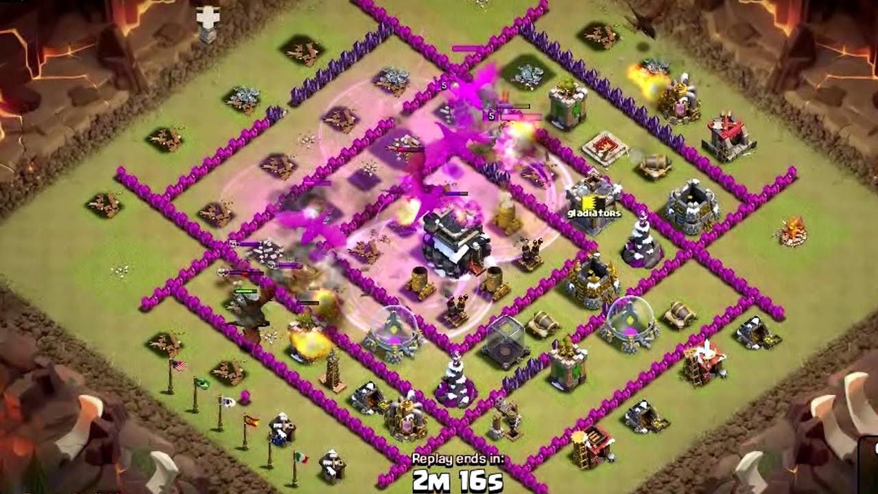 Clash of Clans - Town Hall 9 Lucky Raid - Video 1