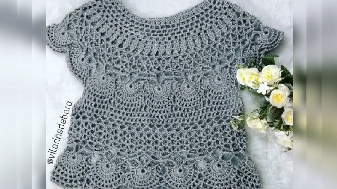 BLUSA CINZA - Aula 01- DÉBORA VILARINS
