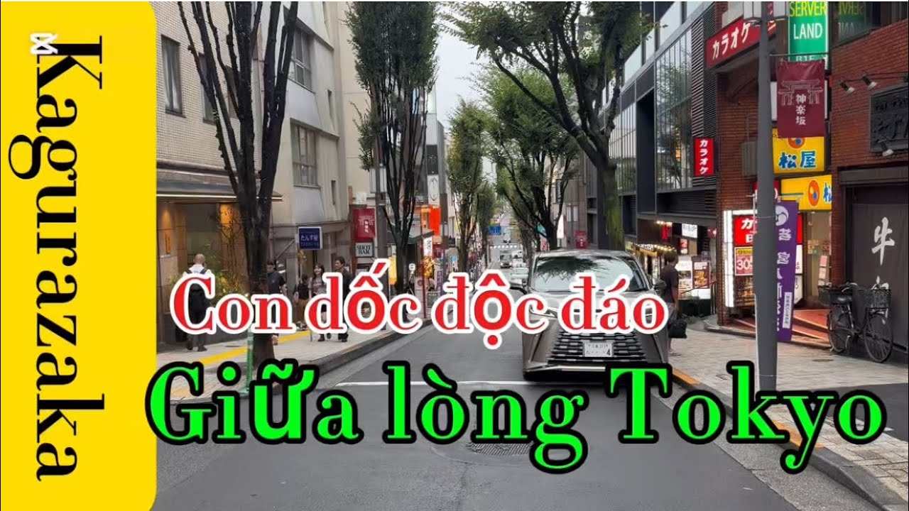 Con dốc độc đáo giữa lòng Tokyo 