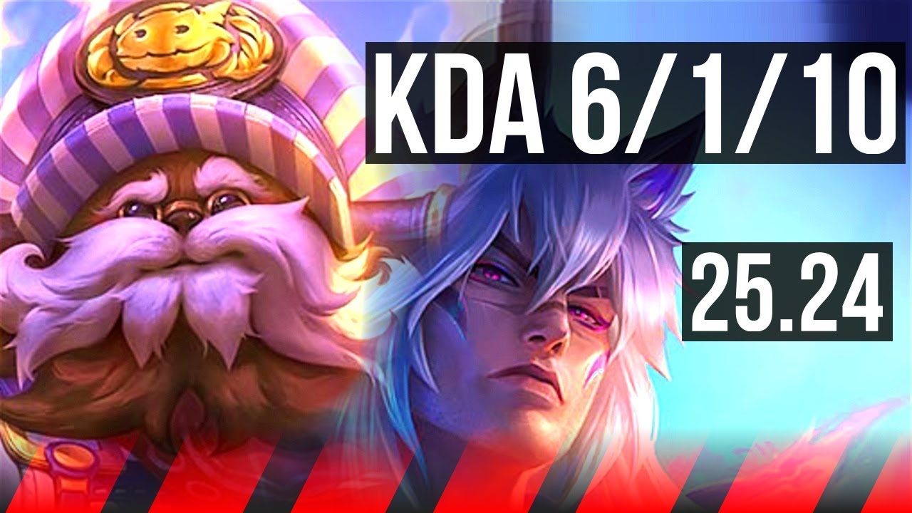 ORNN vs SETT (TOP) | Good KDA: 6/1/10 | NA Master | 25.24