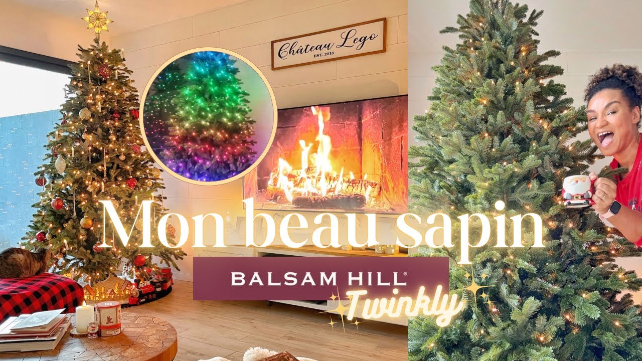 SAPIN BALSAM HILL | J’installe le meilleur sapin artificiel lumineux qui soit ✨