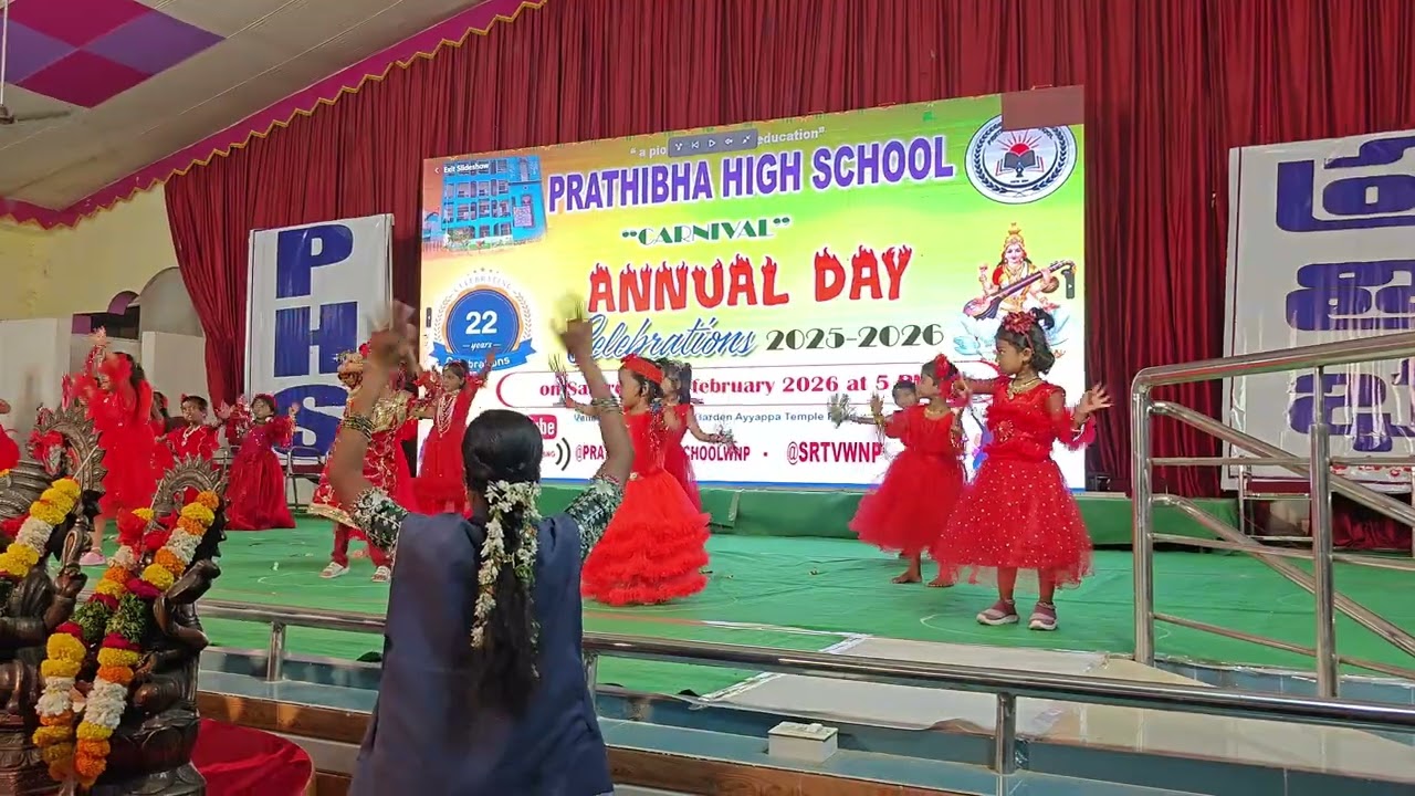 Aaradhya Dance Performance #Annual day Celebration#chota bacha jaan ke humko song@Wanaparthy