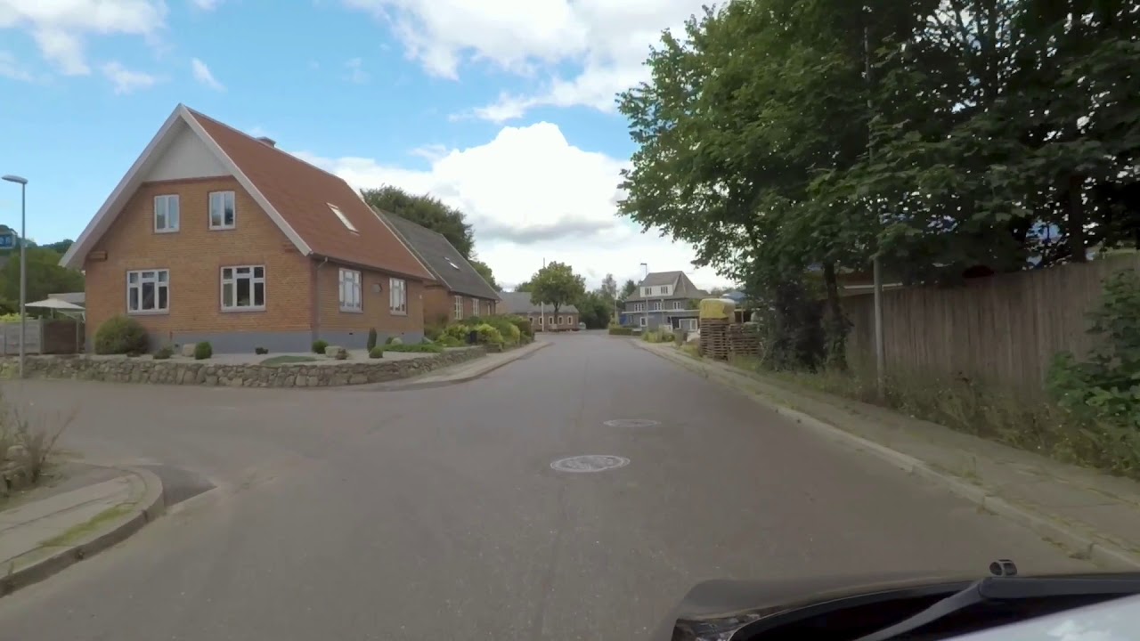 Countryside Backroads, Scenic Route | Driving in Denmark